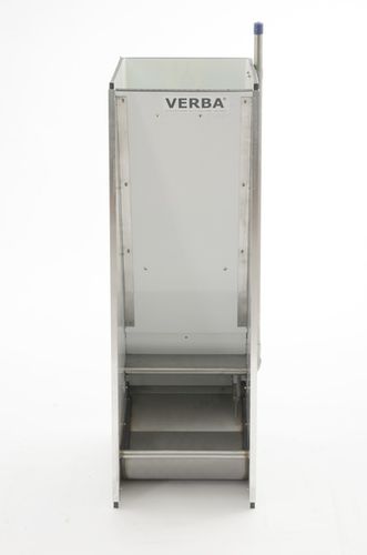 猪用漏斗喂食器 - MA series - VERBA - 不锈钢 / 带乳头