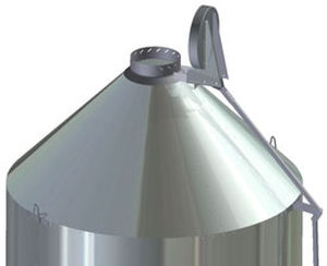 罐用盖 - MAFA Silos AB - 不锈钢