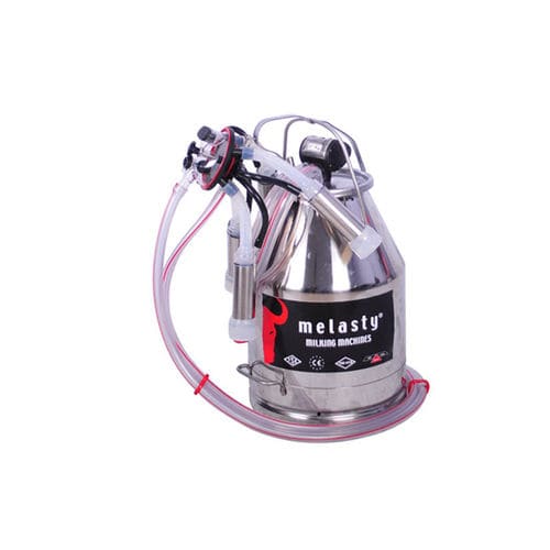不锈钢牛奶桶 - TKS - 1 PS - Melasty Milking Machines & Equipment - 带盖