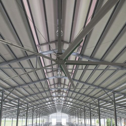 农用建筑通风风扇 - MILKPLAN S.A. - 空气循环 / 轴向 / 带框架