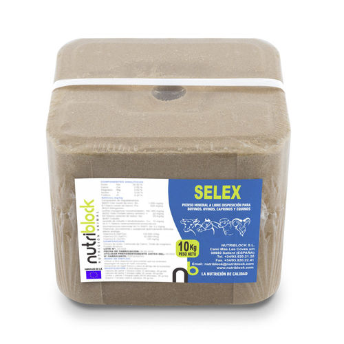 牛舔盐块 - SELEX - NUTRIBLOCK - 山羊 / 羊用 / 微量元素