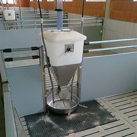 猪饲喂设备 - SCHULZ Systemtechnik GmbH - 管道 / 可编程 / 干式饲料