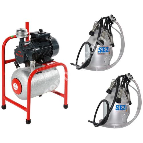 牛用挤奶设备 - SSPLS-2 (Aluminium Bucket) - SEZER TARIM ve Sagim Teknolojileri San. ve Tic. Ltd. Sirketi - 电动 / 移动式