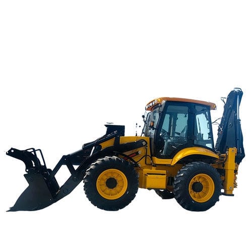 轮胎式装载机 - Tai'an Yimeite Machinery Co., Ltd. - 带有反铲 / 带驾驶室
