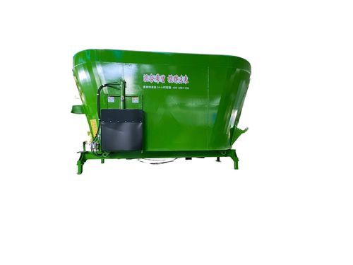 立式立式饲料搅拌机 - 9JGL-18/2 - Tai'an Yimeite Machinery Co., Ltd. - 牵引式 / 固定式 / 正面卸载