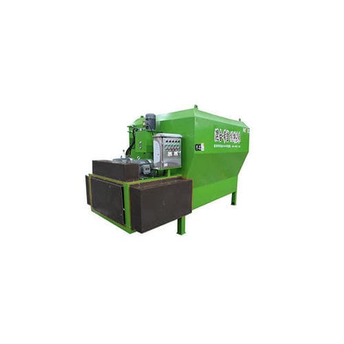 卧式立式饲料搅拌机 - Tai'an Yimeite Machinery Co., Ltd. - 固定式 / 侧边卸载 / 单螺杆