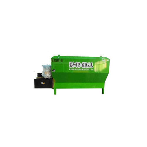 卧式螺杆搅拌机 - TMR 9CBM - Tai'an Yimeite Machinery Co., Ltd. - 固定式 / 侧边卸载 / 双螺杆
