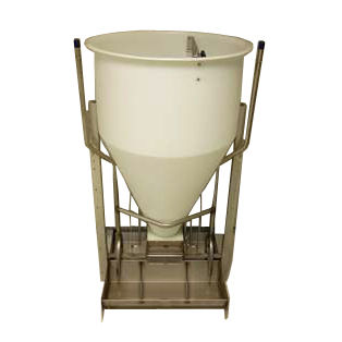 猪崽漏斗喂食器 - Minifeeder  - TecoPor B.V. - 金属 / 多入口