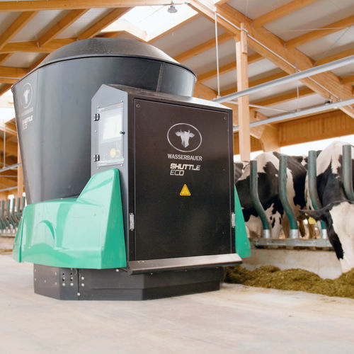 饲料推料铲喂料机器人 - SHUTTLE ECO - WASSERBAUER GmbH Fütterungssysteme - 牛 / 可编程 / 自走式