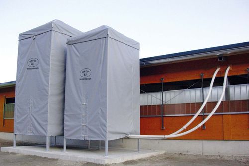 饲料筒仓 - WASSERBAUER GmbH Fütterungssysteme - 钢 / 布料 / 长方形
