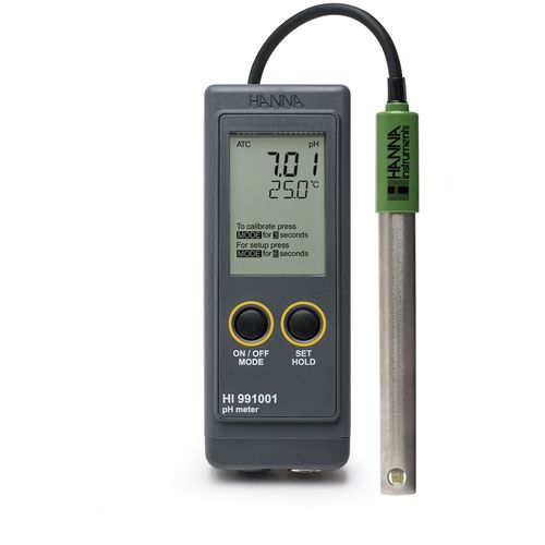 温度分析仪 - HI991001 - Hanna Instruments/哈纳仪器 - pH值 / 便携式 / 紧凑型