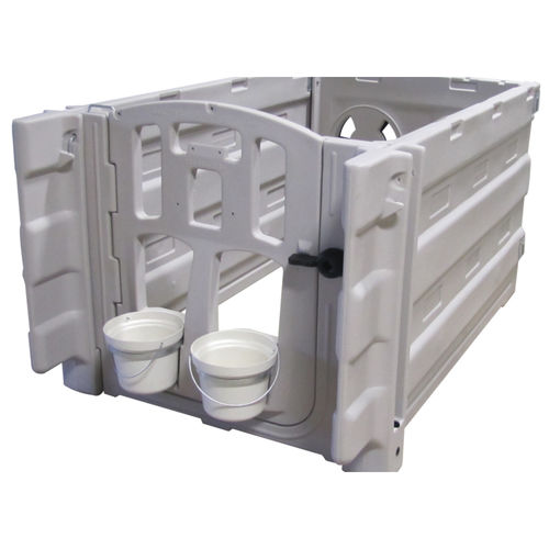 畜牧养殖饲养笼舍 - Hatfield Manufacturing, Inc. - 牛犊 / 独立型 / 塑料