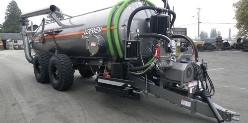 单车轴液肥撒布罐车 - HONEY-VAC® Series - Loewen Welding & Mfg. Ltd. - 串列轮轴 / 真空
