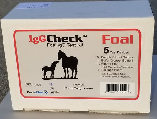 IgG免疫球蛋白G快速测试 - IGGCHECK™ - PortaCheck, Inc. - 马驹 / 血液