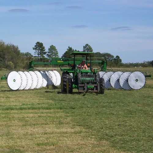 轮式搂草机 - 8603 - Allen Farm Equipment - 中央堆放式 / 多转子
