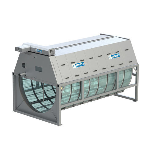 滚筒水产养殖过滤器 - Rotoclean 200 - Faivre Sarl - 水净化 / 钢 / 自洁式