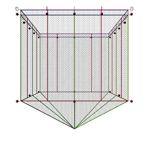 水池隔断水产养殖用网 - SQUARE - Hvalpsund Net a/s - 尼龙 / Dyneema® / 无结