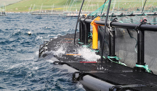 浮动鱼类养殖网箱 - THE 500 - Hvalpsund Net a/s - 圆形