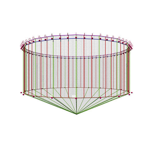 水池隔断水产养殖用网 - Mørenot Aquaculture AS - 尼龙 / Dyneema® / 无结