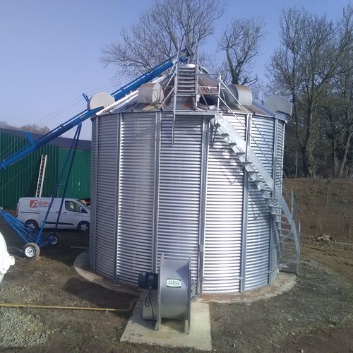 谷物干燥机 - AGRICONSULT - 固定式
