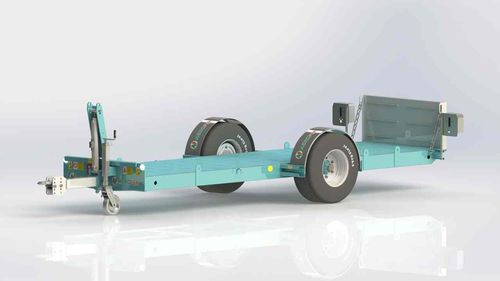 托盘拖车 - G40 TM - Agrofer SRL - 双车轴 / 农用 / 5吨