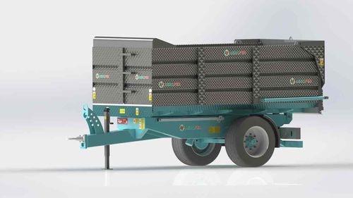 倾卸式拖车 - AF RR  - Agrofer SRL - 单车轴 / 农用 / 0 t...10 t