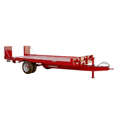 托盘拖车 - RB 100 series - Ferruzza - 单车轴 / 农用 / 用于草捆