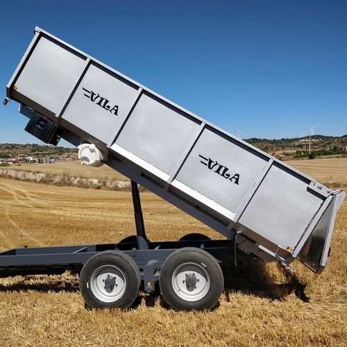 倾卸式拖车 - Bañera INOX para viña - Vila Maquinaria Agricola - 悬挂式 / 串列轮轴 / 农用