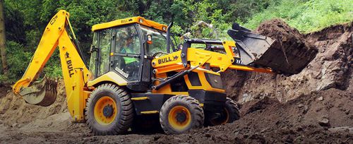 轮胎式装载机 - HD 76 4wd - Bull - 带驾驶室 / 带有反铲