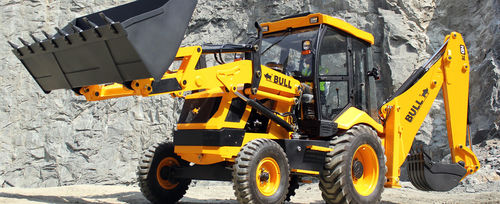 轮胎式装载机 - HD 76_2WD - Bull - 带驾驶室 / 带有反铲