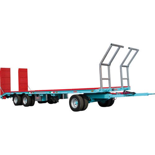 托盘拖车 - PC240970 - Crosetto srl - 半悬挂式 / 3车轴 / 农用