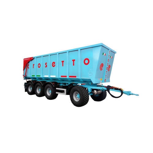 倾卸式拖车 - CMR310 - Crosetto srl - 悬挂式 / 4车轴 / 农用