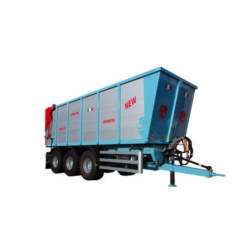 自卸拖车 - CMD184 - Crosetto srl - 悬挂式 / 3车轴 / 农用
