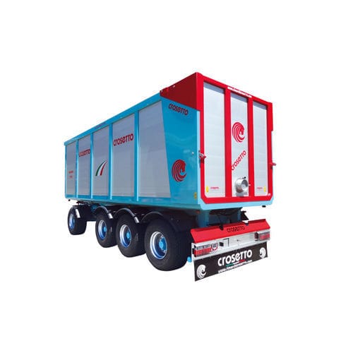 倾卸式拖车 - CMR315/316 - Crosetto srl - 悬挂式 / 4车轴 / 农用