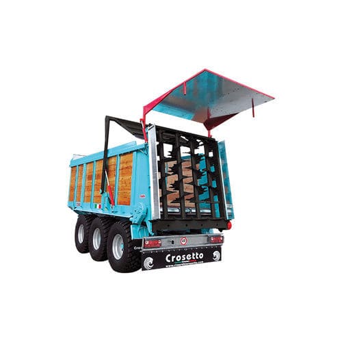 半悬挂式有机肥抛撒车 - SPL200 4R - Crosetto srl - 垂直喷洒 / 3车轴