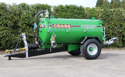 单车轴液肥撒布罐车 - ﻿﻿Non-Recessed - Cross Agricultural Engineering - 牵引式