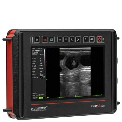 便携式兽用超声诊断仪 - iScan 2 MULTI - DRAMINSKI S.A. - 大型动物 / 小动物 / 线性