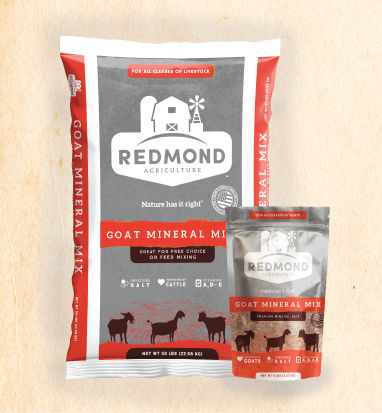 动物饲料补充剂 - Goat Mineral Mix - Redmond Minerals, Inc. - 山羊 / 矿物质 / 维生素