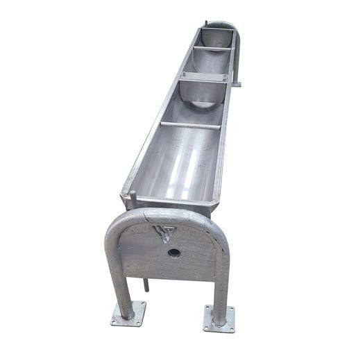 牛用饮水器 - Canarm AgSystems - 槽型 / 不锈钢 / 多入口