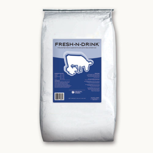 动物饲料补充剂 - FRESH-N-DRINK™ - Crystal Creek, Inc. - 牛 / 钙 / 硒