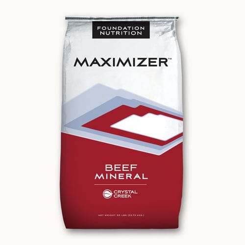 动物饲料补充剂 - MAXIMIZER™ 37% BEEF PELLET - Crystal Creek, Inc. - 牛 / 矿物质 / 维生素