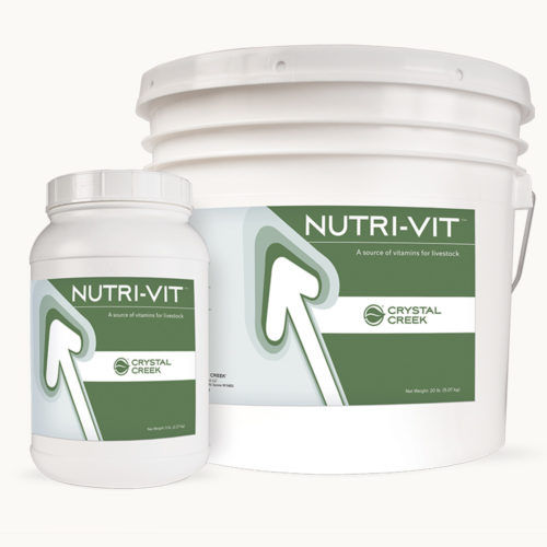 动物饲料补充剂 - NUTRI-VIT™ - Crystal Creek, Inc. - 牛 / 钙 / 铜