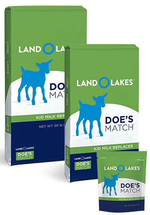 山羊代乳品 - Doe's Match® - Land O'Lakes Animal Milk Products Co. - 粉末