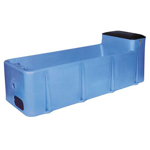 牛饮水器 - 6000/6001 - Miraco - 槽型 / 聚乙烯 / 地面固定式