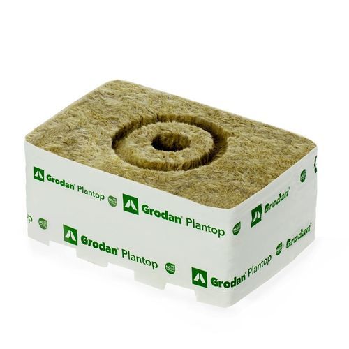 矿棉栽培基质 - Plantop - GRODAN - 土块 / 多孔