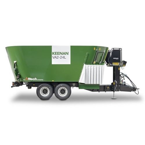 立式螺杆搅拌机 - VA2-24L - KEENAN - 牵引式 / 正面卸载 / 双螺杆