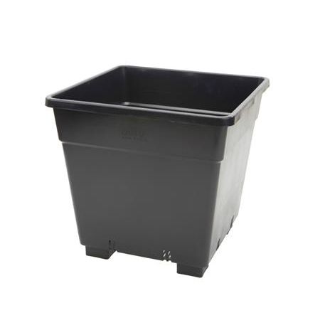 塑料花盆 - 6VP25,6VP25-R - Bato Plastics B.V. - 正方形 / 黑色