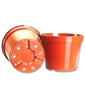 塑料花盆 - Y series - CEP Agriculture - 圆形 / 黑色 / 仿陶