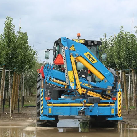拖拉机悬挂抓木机 - 12000E4 - MDE Machinebouw bv - 折臂式