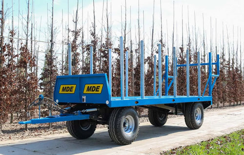 托盘拖车 - BTW4x0M - MDE Machinebouw bv - 悬挂式 / 双车轴 / 农用
